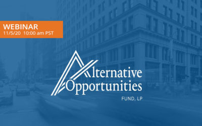 Webinar Reflections: Alternative Opportunities Fund