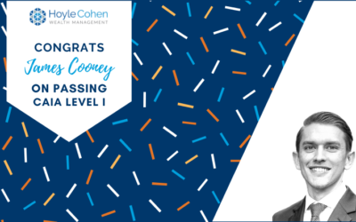 Congratulations to James Cooney on passing Level 1 of the CAIA exam!