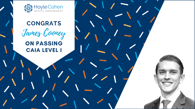 Congratulations to James Cooney on passing Level 1 of the CAIA exam!