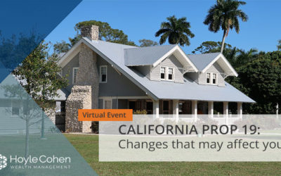 Recording and slide deck: Webinar ~ Prop 19 – Recent changes to CA property transfer & tax laws