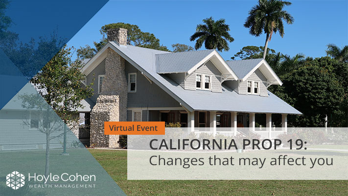 Recording and slide deck: Webinar ~ Prop 19 – Recent changes to CA property transfer & tax laws