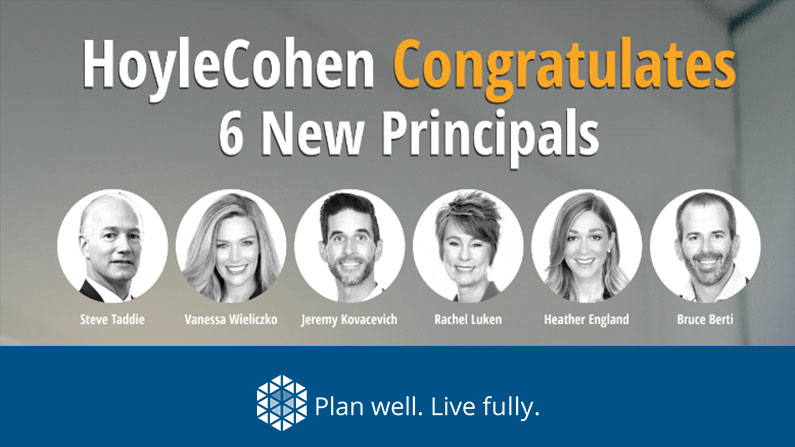 Congratulations New HoyleCohen Principals