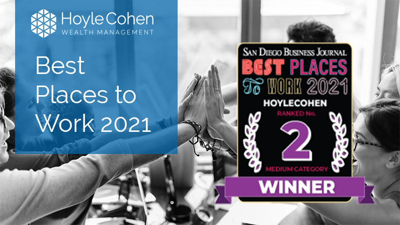 HoyleCohen is honored to be named #2 “Best Places to Work in San Diego” by SDBJ