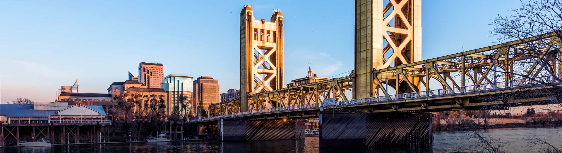 Sacramento bridge in the day time